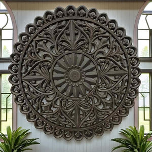 Panneau mural solide en bois de la plus haute qualité, dernier design traditionnel pour la décoration de la chambre et du bureau - Product Image 4