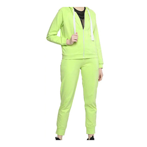 Conjunto de chándal personalizado con cremallera para mujer, pantalones de chándal deportivos para entrenamiento, Sudadera con capucha, chándal de dos piezas - Product Image 6