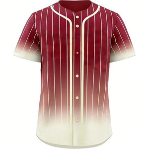 Uniforme de baseball à taux de gros hommes 2025 concevez vos propres ensembles d'uniformes de maillot de baseball respirant pour adultes - Product Image 1
