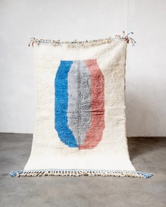 Haute pile doux moelleux berbère noué à la main berbère marocain Beni Ourain tapis tapis Tapis Villa hôtel maison étage décor intérieur - Product Image 3