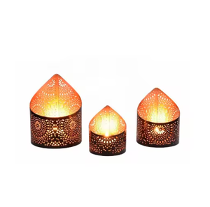 Nouveauté bougies votives en métal tendance meilleur éclairage décor fournitures métal 2025 élégant bougeoir votives stands - Product Image 3