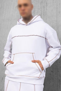 Sudaderas holgadas para hombre, pantalones de chándal, Jersey transpirable, cómodo chándal GSM 500, chándal para hombre, trotar, correr, chándal al aire libre para hombre - Product Image 6