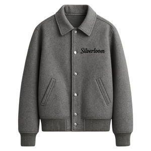Vestes en laine Letterman personnalisées pour hommes | Vestes d'hiver de baseball en laine mélangée | Streetwear Bomber Outerwear Broderie - Product Image 1