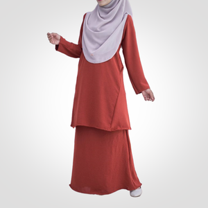 SIPO ชุดมุสลิมมะทันสมัยสําหรับผู้หญิง ปรับแต่งได้ Eid มลาวย์มุสลิมมะเลย์ Pahang Kurung สไตล์ ทําจากเส้นใยโพลีเอสเตอร์ - Product Image 6