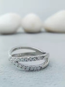 Custom Fancy Solitaire Engagement Wedding Diamond Ring 18k Gold, Silver Moissanite Heart Satisfaction Gifts for anniversary - Product Image 4