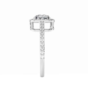 แหวนหมั้นเพชรสำหรับผู้หญิง1.50CT ตัดทรงกลมรัศมี - Product Image 2