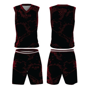 Conjunto de camiseta de baloncesto de alta calidad para hombre, camisetas deportivas personalizables con estampado digital, camisetas y pantalones cortos, características transpirables - Product Image 1