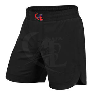 Color sólido Running Wear MMA Shorts Transpirable Fitness Hombres MMA Shorts Nuevo estilo Hombres MMA Shorts - Product Image 1