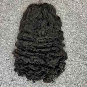 Perruques birmanes bouclées de qualité supérieure Extensions de cheveux humains en gros 100% cheveux bruts un donneur - Product Image 1