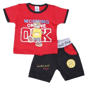 Traje de Manga Corta para Niño 1810 - Rojo - Product Image 1