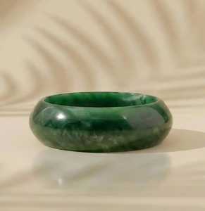 Classic Green Acrylic Resin Fashion <b>Bangle</b> <b>Bracelet</b> for Women Gift Jewelry by MN Exports - Product Image 1