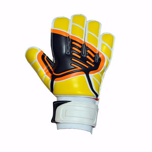 Venta al por mayor Cantidad a granel Impresión personalizada Guante de portero Fútbol Partido juvenil Receptor Guardia Fútbol nuevos guantes de portero para la venta - Product Image 5