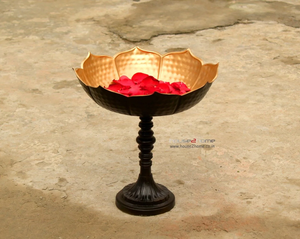 Tazón de agua de almacenamiento Urli de Metal Chapado en cobre de diseño moderno, decoración de boda, uso doméstico, Metal de cobre indio elegante - Product Image 5