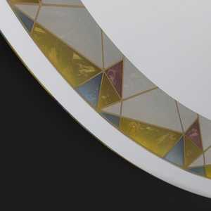 กระจก LED ทรงกลมขนาด 80 ซม. พร้อมปุ่มสัมผัสหลากสี ประเภทสินค้า - Product Image 5