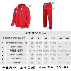 Chándal para hombre, traje informal, chaqueta con capucha, chándales para hombre, conjuntos de trajes para correr - Product Image 6