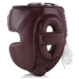 2025อุปกรณ์ชกมวยเครื่องป้องกันศีรษะทำจากหนังแท้ - Product Image 4