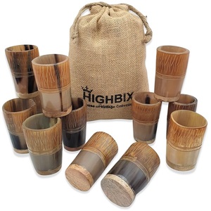 Vaso de chupito VIKING de cuerno de buey pulido con acabado natural, taza decorativa para whisky, artesanía náutica de animales, para cerveza artesanal y vino, hecho a mano - Product Image 6