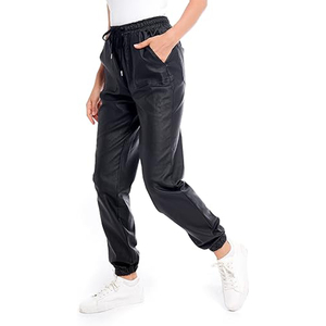 Jeggings extensibles pour femmes à la mode Pantalon legging en faux cuir Poches Casual Winter Regular Plus Sizes Fiable Factory Suppliers - Product Image 4