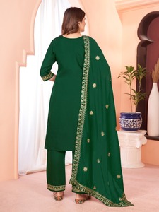 Pakistán al por mayor shalwar kameez / 3 piezas trajes de césped pakistaníes/Shalwar kameez pakistaní - Product Image 6