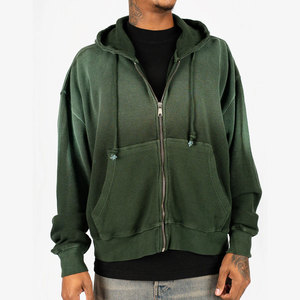 Nueva sudadera con capucha y cremallera personalizada para hombre, ropa de marca, sudadera con capucha de algodón con cremallera para comercio electrónico de moda - Product Image 1