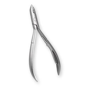 Empujador de cutículas de hoja curva, material de acero, cortador encarnado, pinzas para uñas con mango impreso para dedos de los pies, resorte de barril 82 - Product Image 1