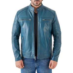Veste de motard en peau d'agneau pour hommes sur mesure Design sur mesure conçu pour le style et la confiance de tous les jours - Product Image 1