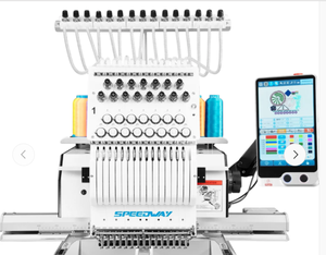 SPEEDWAyY ®   B C-1501 – Máquina de Bordar Computarizada de 15 Agujas – Conjunto Completo, Mesa y Soporte Incluidos - Product Image 1