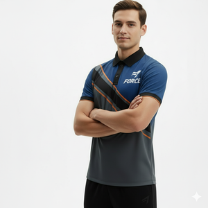 เสื้อสำหรับผู้ชายกันรอยยับแห้งเร็วระบายอากาศได้ดีพิมพ์ลายสปอร์ตทำจากโพลีเอสเตอร์100% ตามสั่ง - Product Image 3