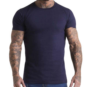 Camisetas de hombre 100% algodón liso con estampado personalizado con tela transpirable de secado rápido servicio OEM de alta calidad - Product Image 1
