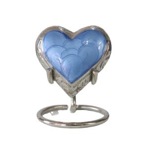 Urna de estilo americano con forma de corazón, hermosa cremación para humanos, venta de cremación de corazón personalizada de alta calidad con calidad Premium - Product Image 1