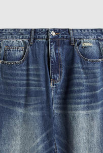 Chaqueta de Cuero Vintage, Tela de Lona, Corte Holgado, Cintura Media-Alta, Pierna Ancha, Estilo Cargo, Unisex, Estética Urbana - Product Image 6