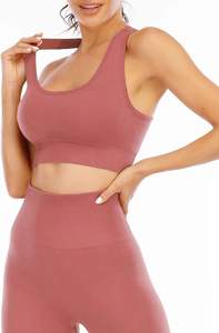 Ensemble de fitness pour femmes de qualité supérieure personnalisé, vêtements de sport extensibles, vente en gros OEM, leggings de yoga à taille haute élastique - Product Image 2