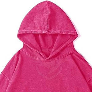 Ropa de calle Sudaderas con capucha de lavado ácido hechas a medida Sudaderas con capucha de color personalizado Estilo único Sudadera con capucha de lavado ácido para la venta - Product Image 5