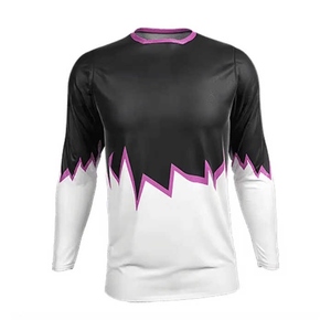 Tout nouveau maillot de course personnalisé en polyester 100% maillot de motocross à manches longues avec techniques imprimées - Product Image 3