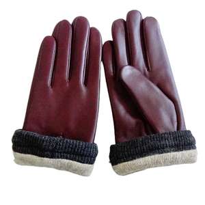 Fabricant direct d'usine, gants d'hiver pour hommes, couleurs et logo demandés par le client, qualité professionnelle, cuir, gants d'hiver tendance - Product Image 2