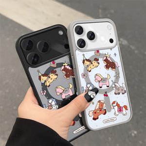 เคสโทรศัพท์แม่เหล็กการ์ตูนลายดอกไม้สีขาว สำหรับ iPhone 11 ถึง 17 Pro Max  วัสดุ TPU นิ่ม  แบบ unisex - Product Image 3