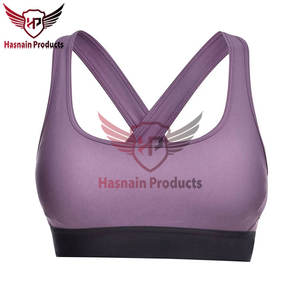 Sujetador deportivo XS de talla grande para mujer, ropa deportiva ligera y transpirable, logotipo personalizado, Etiqueta Privada, estampado de LICRA para Yoga, gimnasio, Fitness - Product Image 2