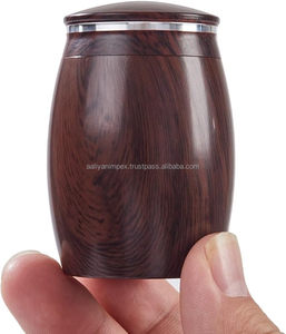 AALIYAN IMPEX'S Adult Classic Cremation <b>Small</b> Urn for Human Ashes Urn <b>Wooden</b> Urn <b>Box</b> for Ashes for Sale - Product Image 1