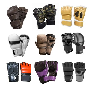 Logo personnalisé professionnel personnalisé beaux gants de boxe mitaine de poinçonnage Mma gants d'entraînement en cuir de vachette Ufc gants Mma poinçonnage - Product Image 6
