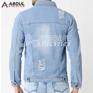 Chaqueta de Mezclilla para Hombre, Corte Ajustado, Fabricación Profesional, Uso Casual, Chaqueta de Invierno para Hombre con Personalización - Product Image 4