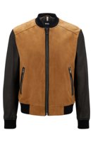 Blouson Bomber Varsity Hiver 100% Cuir Épais Grande Taille Réversible Nouveau Design Matelassé Brodé Techniques Coupe-Vent