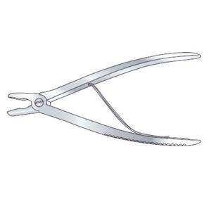 Instrumentos ortopédicos 190mm Ancho 4mm Hueso Rongeur Crush Straight Manual Power Material de acero - Product Image 6