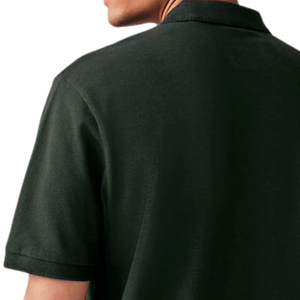 เสื้อเชิ้ตแขนสั้นลำลองผ้าโพลีเอสเตอร์/คอตตอนเนื้อเจอร์ซีย์ระบายอากาศได้ดีสำหรับผู้ชาย ปักโลโก้รูปนกอินทรีที่อก - Product Image 4