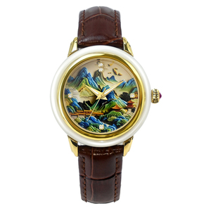 Reloj Mecánico GEZFEEL Diseño Clásico Z1222G/Z1222L para Hombre y Mujer, Reloj de Jade de Lujo, Certificado por el Fabricante - Product Image 5