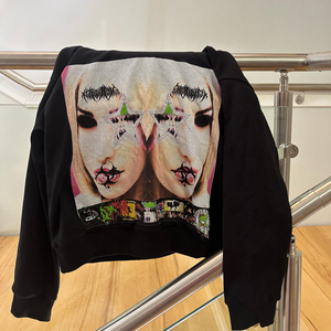 Fabricant OEM, sérigraphie personnalisée, logo graphique, sweat à capuche surdimensionné pour hommes pull à capuche délavé au soleil - Product Image 3