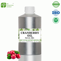 100% Pure & Natuurlijke Cranberryzaadolie 5kg Premium Kwaliteit Koudgeperste Topklasse Biologische Essentiële Draagolie voor Aromatherapie
