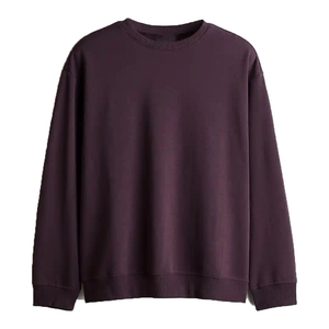 เสื้อสเวตเชิ้ตคอกลมผู้ชาย สกรีนโลโก้ตามสั่ง ผ้าฝ้าย 100% สีพื้น เป็นมิตรกับสิ่งแวดล้อม ระบายอากาศได้ดี เหมาะสำหรับฤดูหนาว คุณภาพสูง - Product Image 1