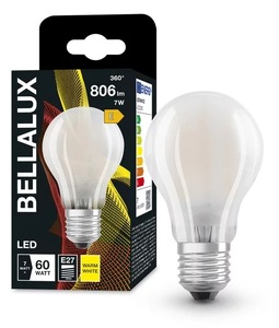Standard lamp, frosted glass, LED, 6.5W, 2700K, 806Lm (Bellalux 4058075115330) - Product Image 1