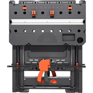 Banc de travail pliable, capacité 450 kg, hauteur réglable, table de travail portable avec pieds en aluminium - Product Image 3