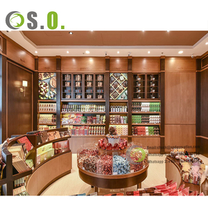 Diseño de Tienda de Moda Dulce y Urbana, Muebles de Madera Personalizados, Mostrador para Tienda de <span class=keywords><strong>Chocolate</strong></span>, Diseño Interior para Heladería - Product Image 3